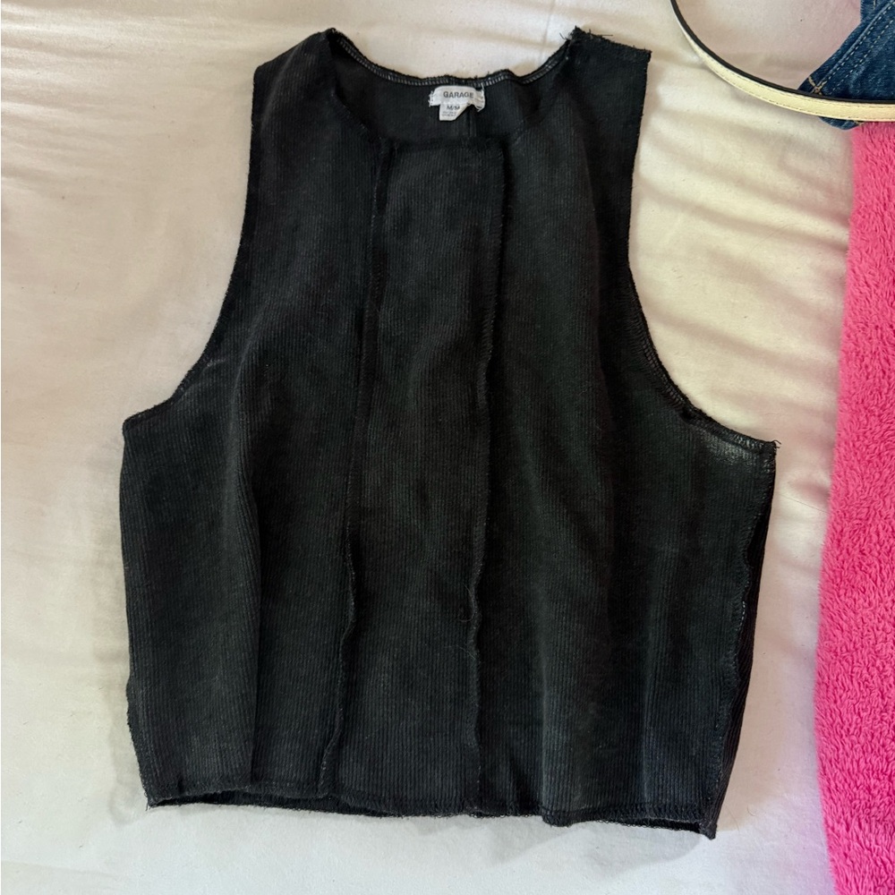 Garage Charcoal Tank Top